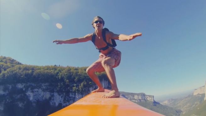 go to Nichts für Angsthasen: Surfen in luftiger Höhe