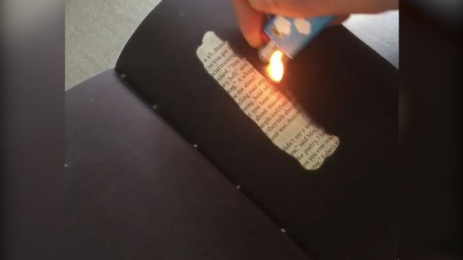 go to Flammenschrift: ‘Fahrenheit 451’ nur mit Feuer lesbar