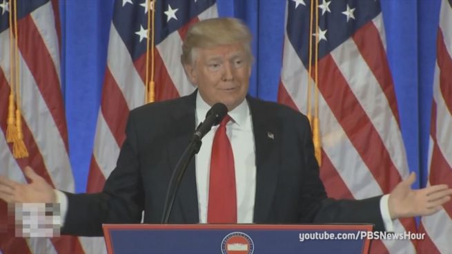 go to Trumps 1. Pressekonferenz: Die kuriosesten Momente